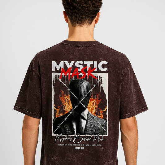 Mystic Mask: Burned Identity Oversize Tee